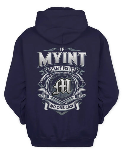 MYINT AP81-K4-626 - Personalized Ahmed Quote Apparel “If Ahmed Can't Fix It, No One Can” - Unisex Hoodie - Navy