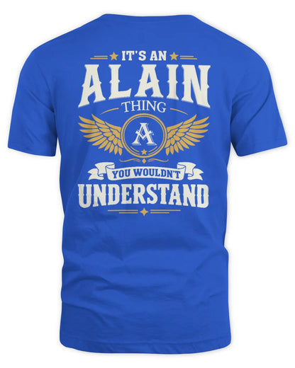 ALAIN KT06-M008 It’s a [NAME] Thing – You Wouldn’t Understand | Personalized Vintage T-Shirt - Unisex Standard T-Shirt - Royal