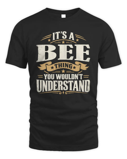 BEE P08 TH51 - Personalized “It’s a/an [NAME] Thing – You Wouldn’t Understand” Shirt - Unisex Standard T-Shirt - Black