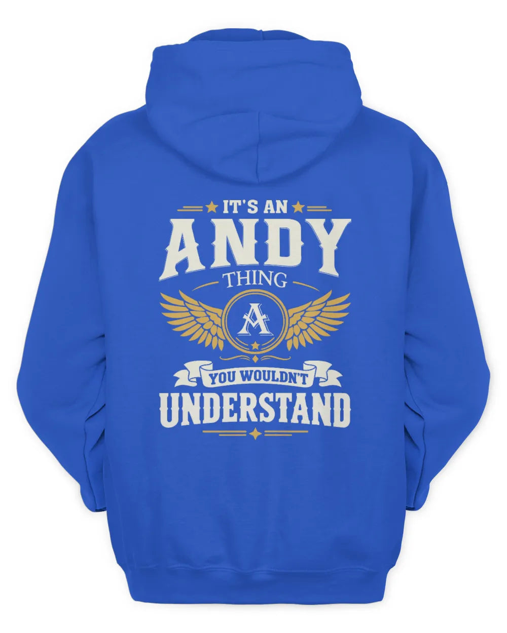 ANDY KT06-M008 It’s a [NAME] Thing – You Wouldn’t Understand | Personalized Vintage T-Shirt - Unisex Hoodie - Royal