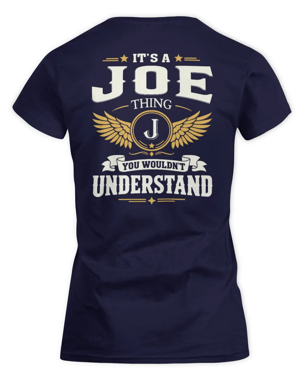 JOE KT06-M008 It’s a [NAME] Thing – You Wouldn’t Understand | Personalized Vintage T-Shirt - Women's Standard T-Shirt - Navy
