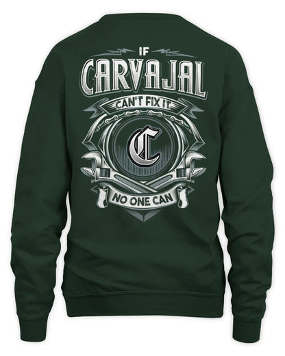 CARVAJAL AP81-K4-626 - Personalized Ahmed Quote Apparel “If Ahmed Can't Fix It, No One Can” - Unisex Sweatshirt - Forest Green