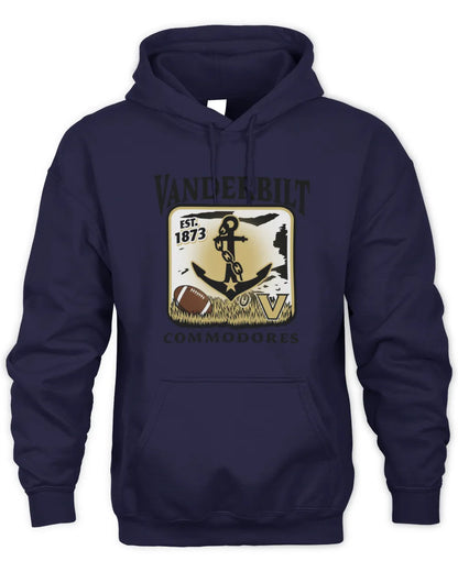 YASMINE AP62-K4-666 - Personalized Fierce Wolf Quote Apparel “If You Kick Me When I’m Down, You Better Pray I Don’t Get Up” - Men's Long Sleeved T-Shirt - Navy