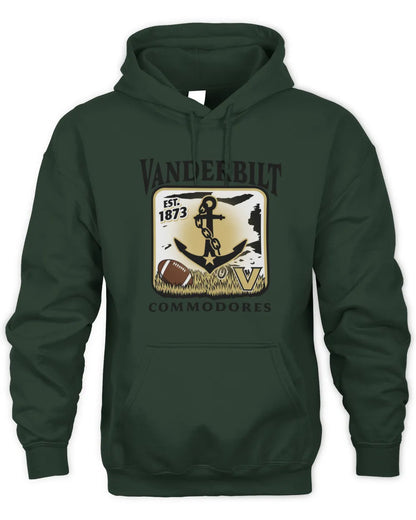 YASMINE AP62-K4-666 - Personalized Fierce Wolf Quote Apparel “If You Kick Me When I’m Down, You Better Pray I Don’t Get Up” - Men's Long Sleeved T-Shirt - Forest Green