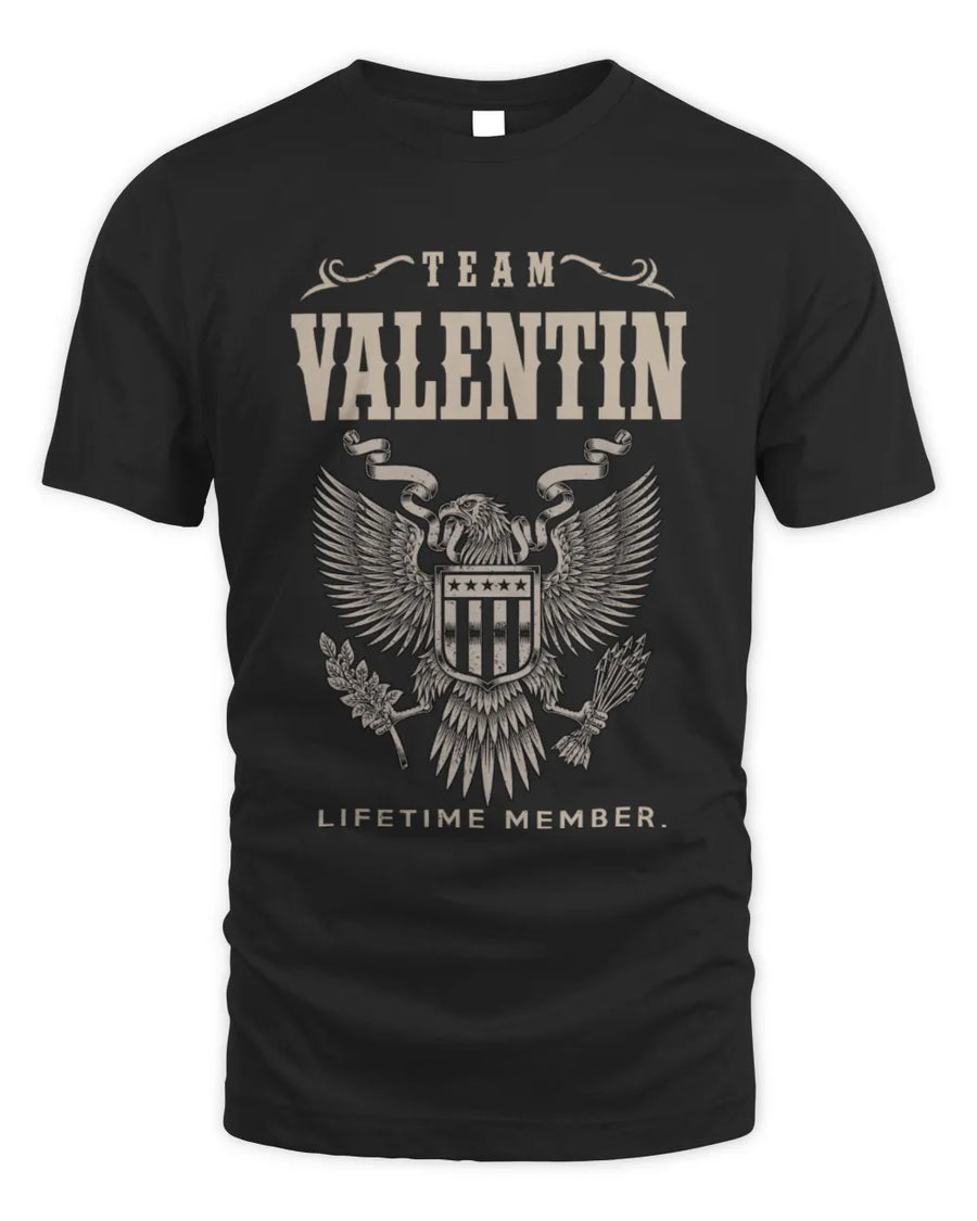 VALENTIN TP06-K82 – Personalized Classic Style Apparel “Team NAME Lifetime Member”