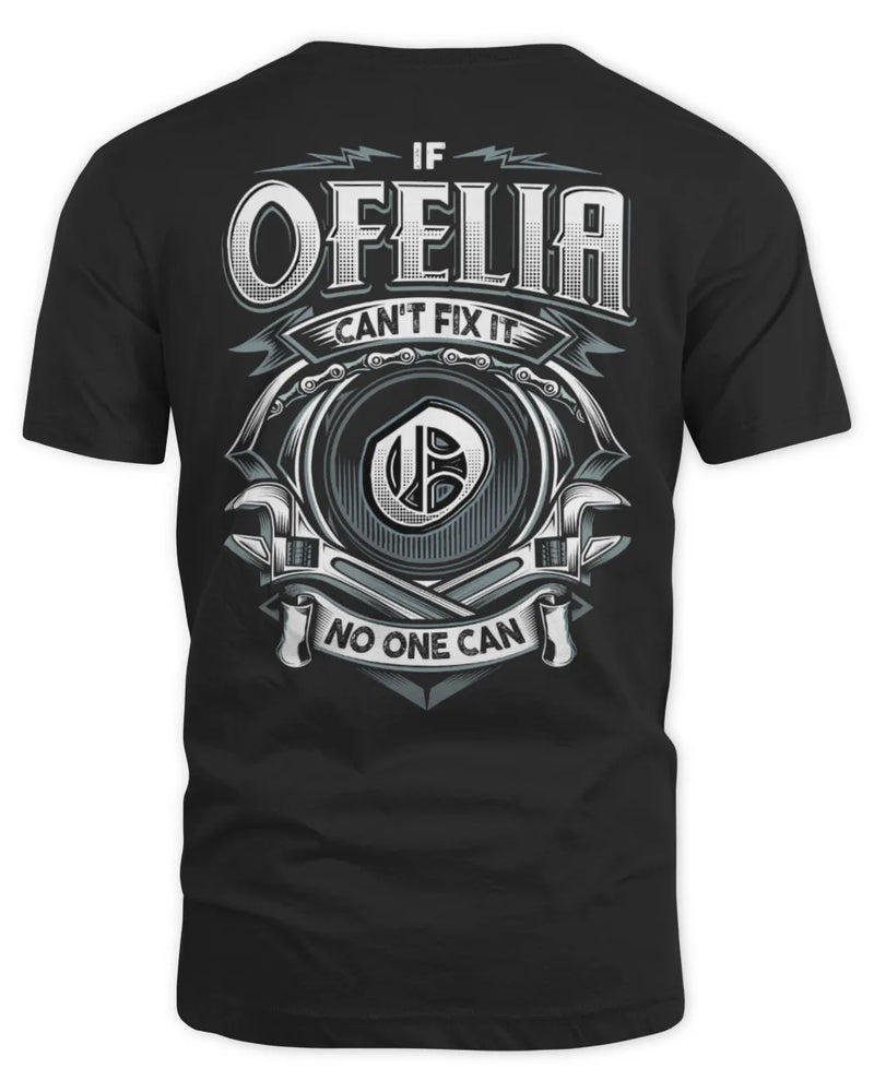 OFELIA AP81-K4-626 - Personalized Ahmed Quote Apparel “If Ahmed Can't Fix It, No One Can” - Unisex Standard T-Shirt - Black
