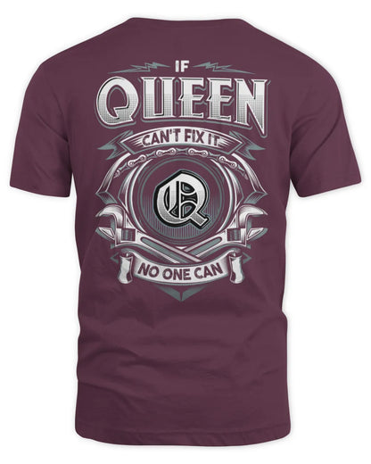 QUEEN AP81-K4-626 - Personalized Ahmed Quote Apparel “If Ahmed Can't Fix It, No One Can” - Unisex Standard T-Shirt - Maroon