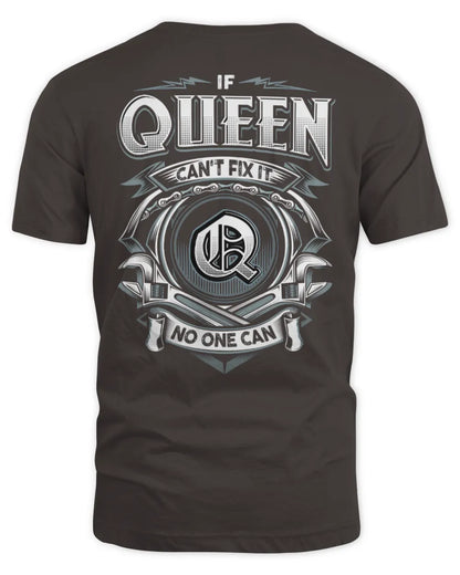 QUEEN AP81-K4-626 - Personalized Ahmed Quote Apparel “If Ahmed Can't Fix It, No One Can” - Unisex Standard T-Shirt - Dark Chocolate