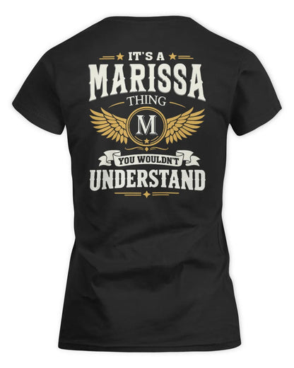 MARISSA KT06-M008 It’s a [NAME] Thing – You Wouldn’t Understand | Personalized Vintage T-Shirt - Women's Standard T-Shirt - Black