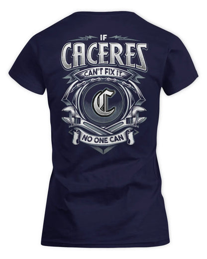 CACERES AP81-K4-626 - Personalized Ahmed Quote Apparel “If Ahmed Can't Fix It, No One Can” - Women's Standard T-Shirt - Navy