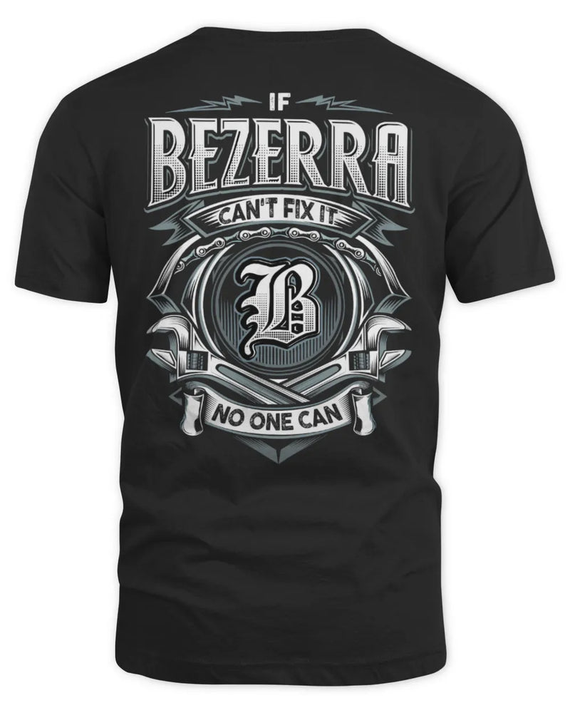 BEZERRA AP81-K4-626 - Personalized Ahmed Quote Apparel “If Ahmed Can't Fix It, No One Can” - Unisex Standard T-Shirt - Black