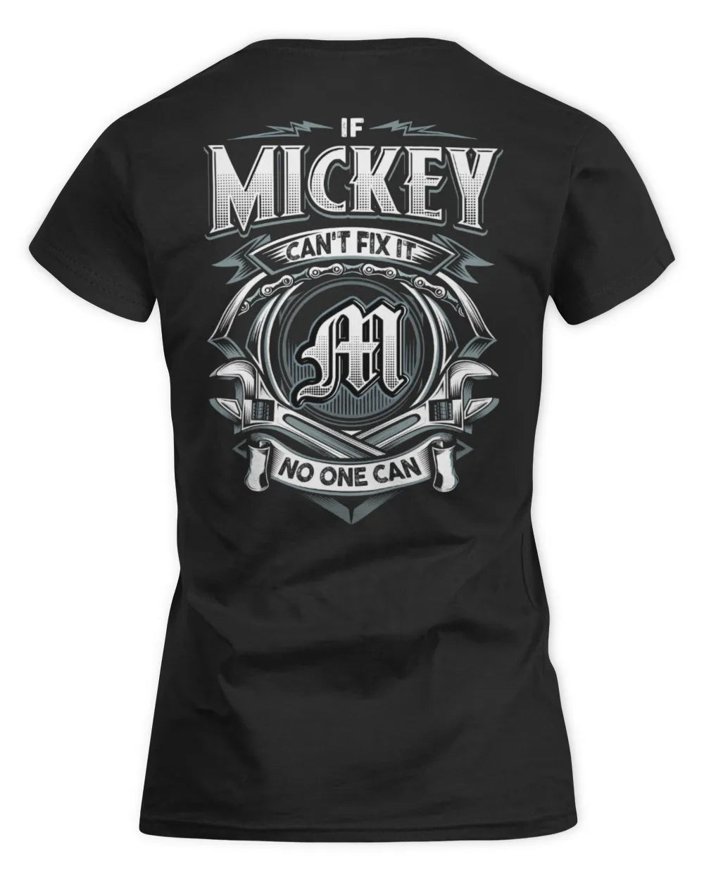MICKEY AP81-K4-626 - Personalized Ahmed Quote Apparel “If Ahmed Can't Fix It, No One Can” - Women's Standard T-Shirt - Black