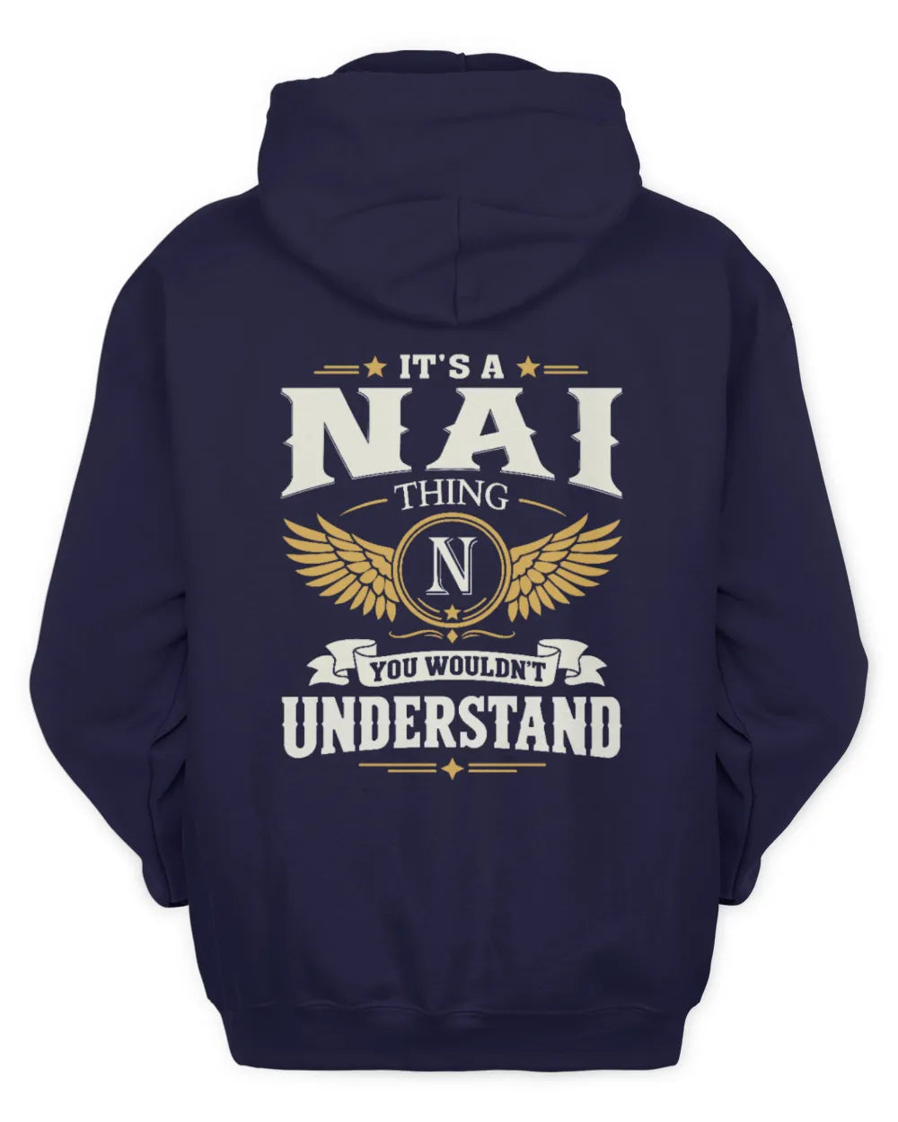 NAI KT06-M008 It’s a [NAME] Thing – You Wouldn’t Understand | Personalized Vintage T-Shirt - Unisex Hoodie - Navy