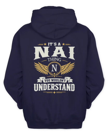 NAI KT06-M008 It’s a [NAME] Thing – You Wouldn’t Understand | Personalized Vintage T-Shirt - Unisex Hoodie - Navy