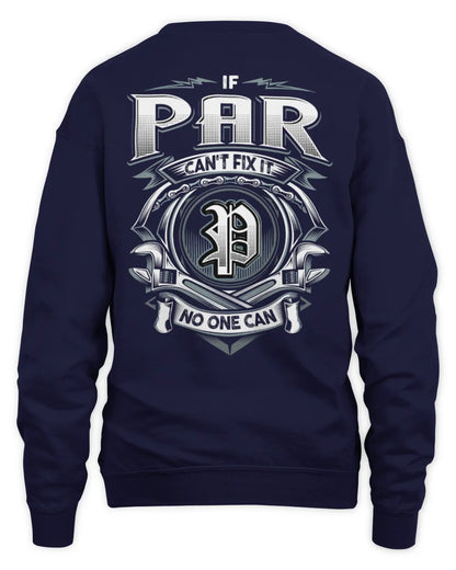 PAR AP81-K4-626 - Personalized Ahmed Quote Apparel “If Ahmed Can't Fix It, No One Can” - Unisex Sweatshirt - Navy