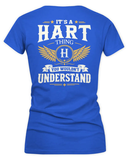 HART KT06-M008 It’s a [NAME] Thing – You Wouldn’t Understand | Personalized Vintage T-Shirt - Women's V-Neck T-Shirt - Royal