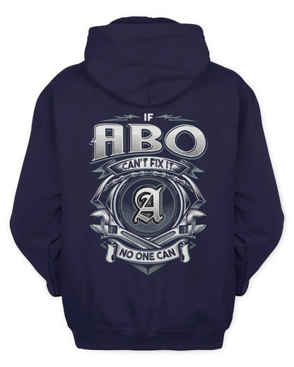 ABO AP81-K4-626 - Personalized Ahmed Quote Apparel “If Ahmed Can't Fix It, No One Can” - Unisex Hoodie - Navy