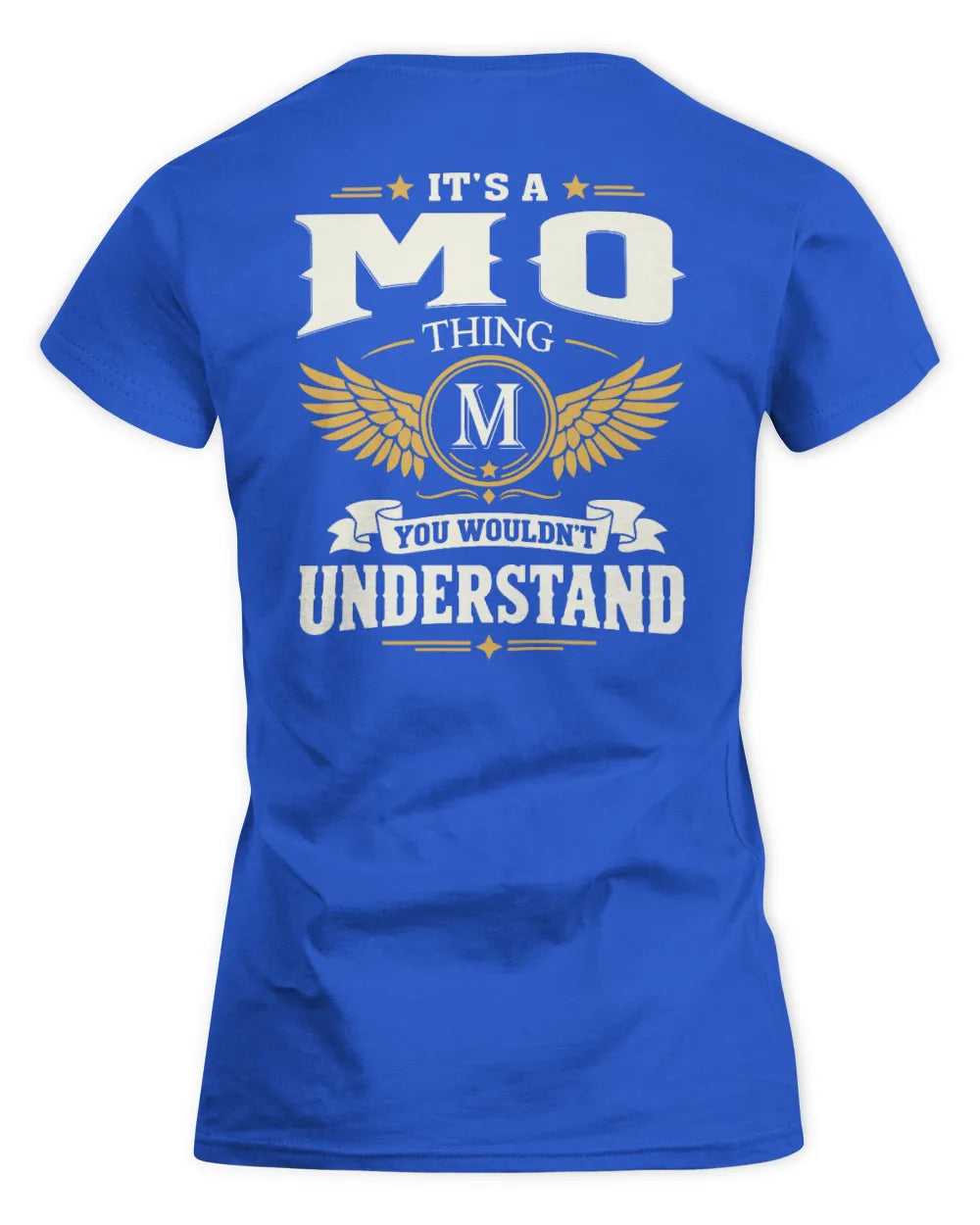 MO KT06-M008 It’s a [NAME] Thing – You Wouldn’t Understand | Personalized Vintage T-Shirt - Women's Standard T-Shirt - Royal