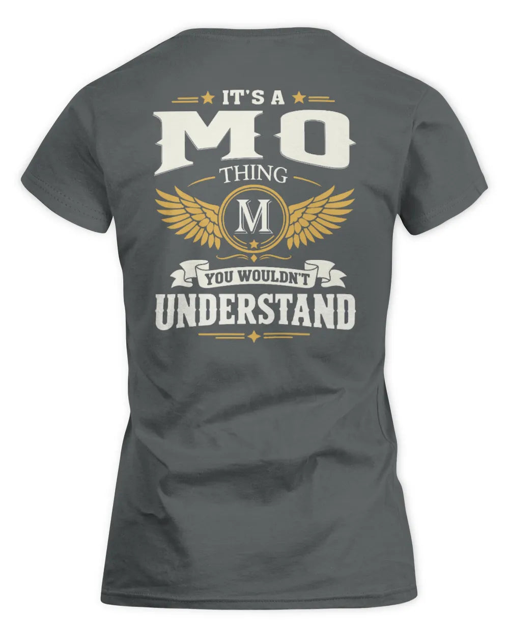 MO KT06-M008 It’s a [NAME] Thing – You Wouldn’t Understand | Personalized Vintage T-Shirt - Women's Standard T-Shirt - Charcoal