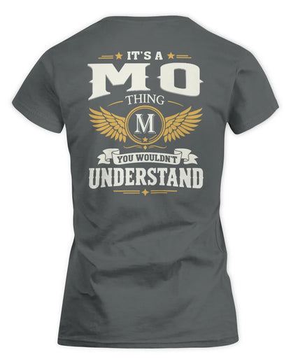MO KT06-M008 It’s a [NAME] Thing – You Wouldn’t Understand | Personalized Vintage T-Shirt - Women's Standard T-Shirt - Charcoal