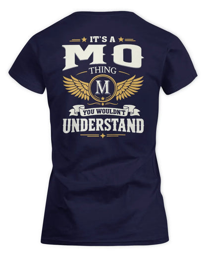 MO KT06-M008 It’s a [NAME] Thing – You Wouldn’t Understand | Personalized Vintage T-Shirt - Women's Standard T-Shirt - Navy