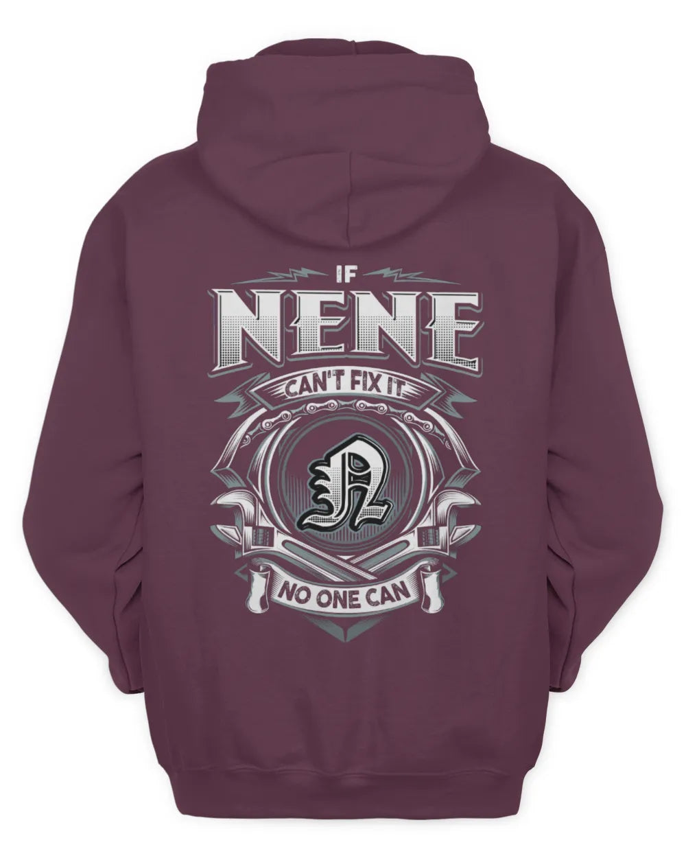 NENE AP81-K4-626 - Personalized Ahmed Quote Apparel “If Ahmed Can't Fix It, No One Can” - Unisex Hoodie - Maroon