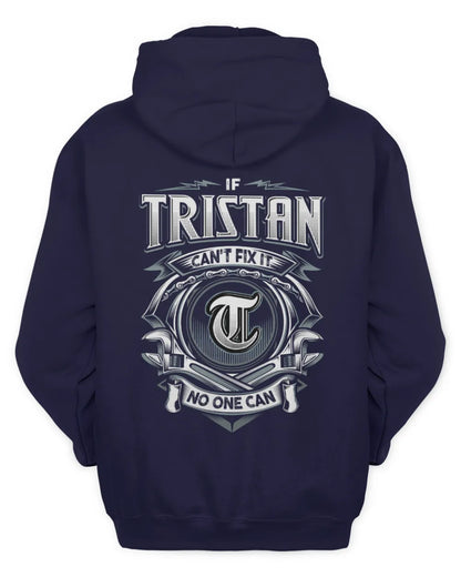 TRISTAN AP81-K4-626 - Personalized Ahmed Quote Apparel “If Ahmed Can't Fix It, No One Can” - Unisex Hoodie - Navy
