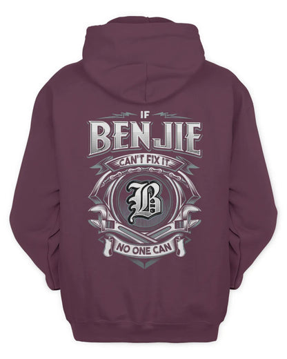 BENJIE AP81-K4-626 - Personalized Ahmed Quote Apparel “If Ahmed Can't Fix It, No One Can” - Unisex Hoodie - Maroon