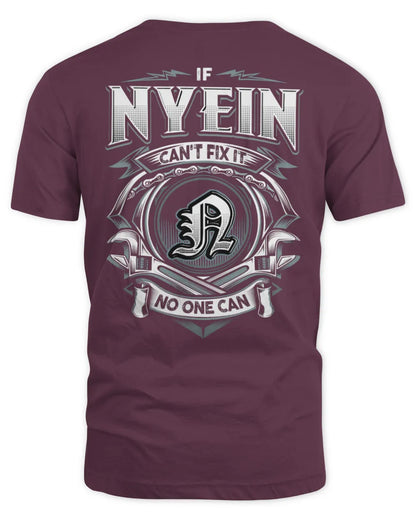NYEIN AP81-K4-626 - Personalized Ahmed Quote Apparel “If Ahmed Can't Fix It, No One Can” - Unisex Standard T-Shirt - Maroon
