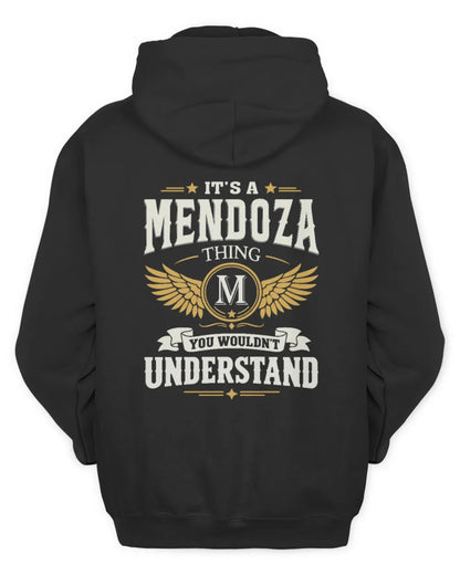 MENDOZA KT06-M008 It’s a [NAME] Thing – You Wouldn’t Understand | Personalized Vintage T-Shirt - Unisex Hoodie - Black