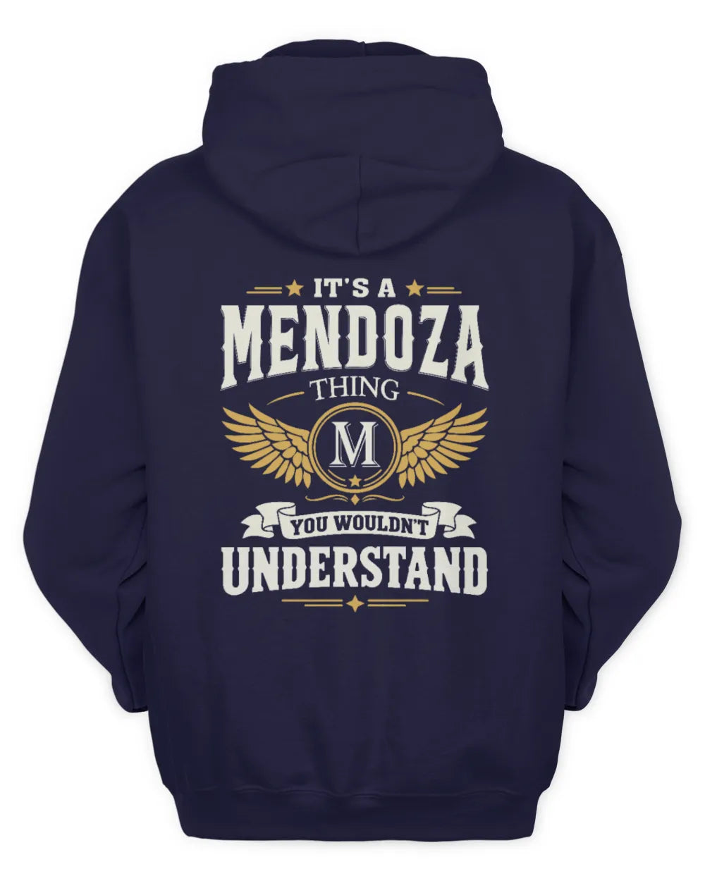 MENDOZA KT06-M008 It’s a [NAME] Thing – You Wouldn’t Understand | Personalized Vintage T-Shirt - Unisex Hoodie - Navy