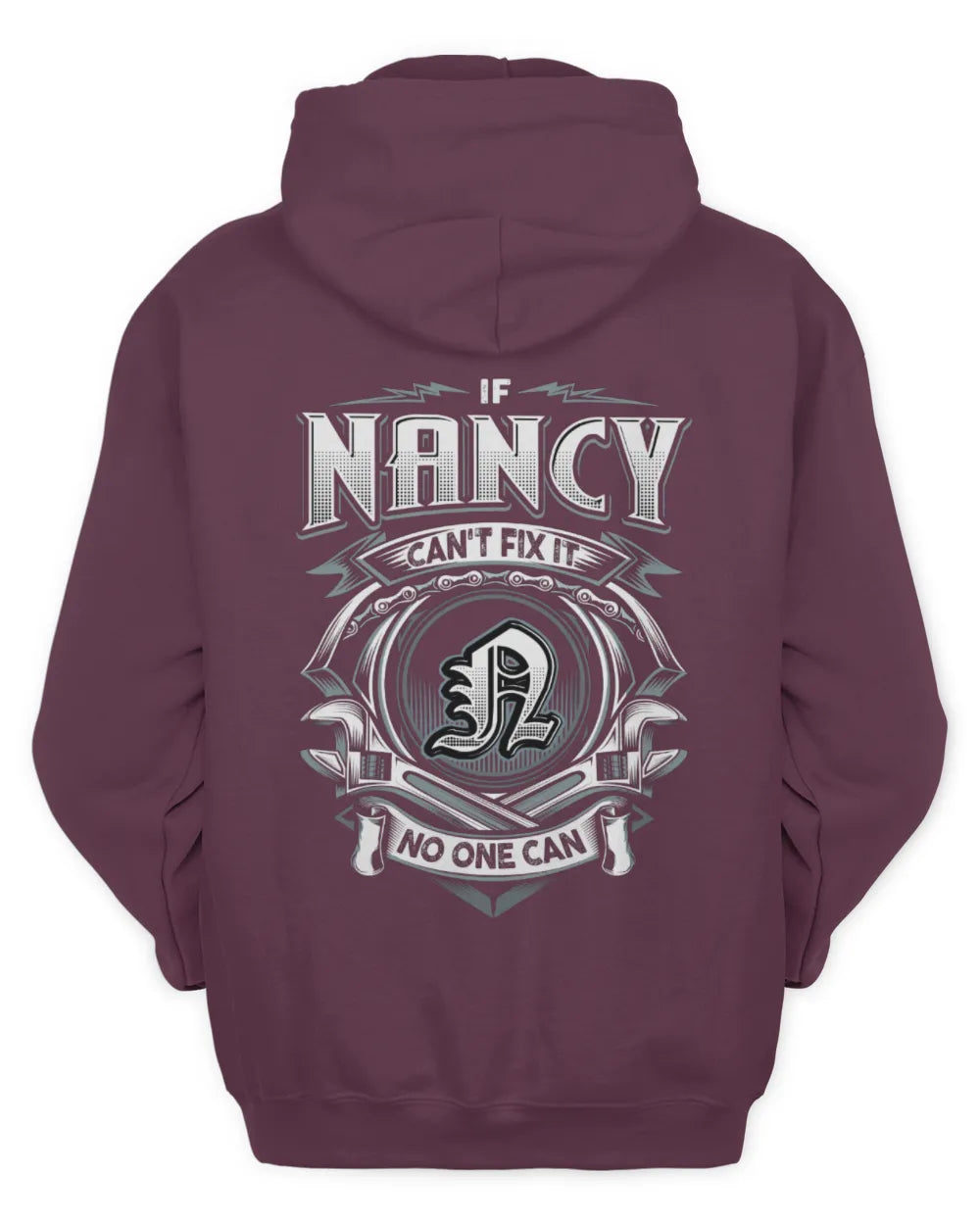 NANCY AP81-K4-626 - Personalized Ahmed Quote Apparel “If Ahmed Can't Fix It, No One Can” - Unisex Hoodie - Maroon