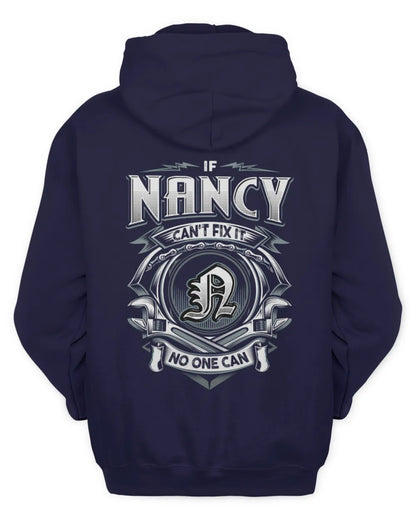 NANCY AP81-K4-626 - Personalized Ahmed Quote Apparel “If Ahmed Can't Fix It, No One Can” - Unisex Hoodie - Navy