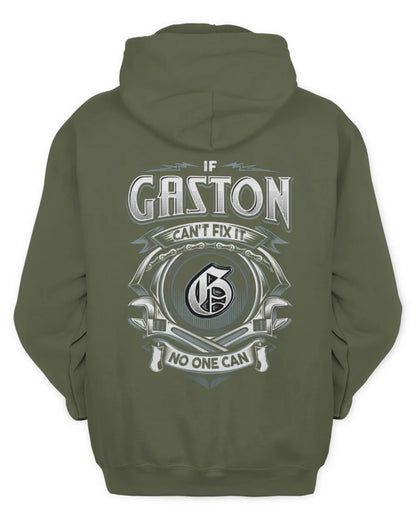 GASTON AP81-K4-626 - Personalized Ahmed Quote Apparel “If Ahmed Can't Fix It, No One Can” - Unisex Hoodie - Military Green
