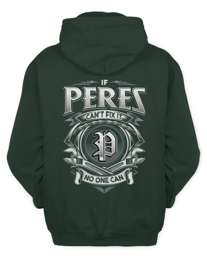 PERES AP81-K4-626 - Personalized Ahmed Quote Apparel “If Ahmed Can't Fix It, No One Can” - Unisex Hoodie - Forest Green