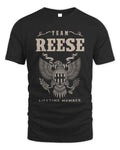 REESE TP06-K82 – Personalized Classic Style Apparel “Team NAME Lifetime Member” - Unisex Standard T-Shirt - Black
