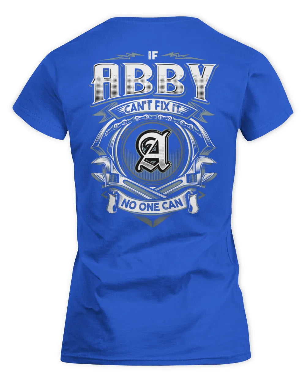 ABBY AP81-K4-626 - Personalized Ahmed Quote Apparel “If Ahmed Can't Fix It, No One Can” - Women's Standard T-Shirt - Royal