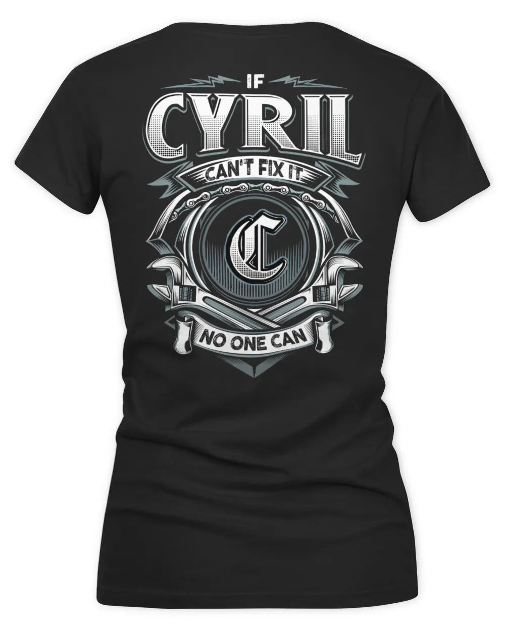 CYRIL AP81-K4-626 - Personalized Ahmed Quote Apparel “If Ahmed Can't Fix It, No One Can” - Women's V-Neck T-Shirt - Black