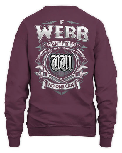 WEBB AP81-K4-626 - Personalized Ahmed Quote Apparel “If Ahmed Can't Fix It, No One Can” - Unisex Sweatshirt - Maroon