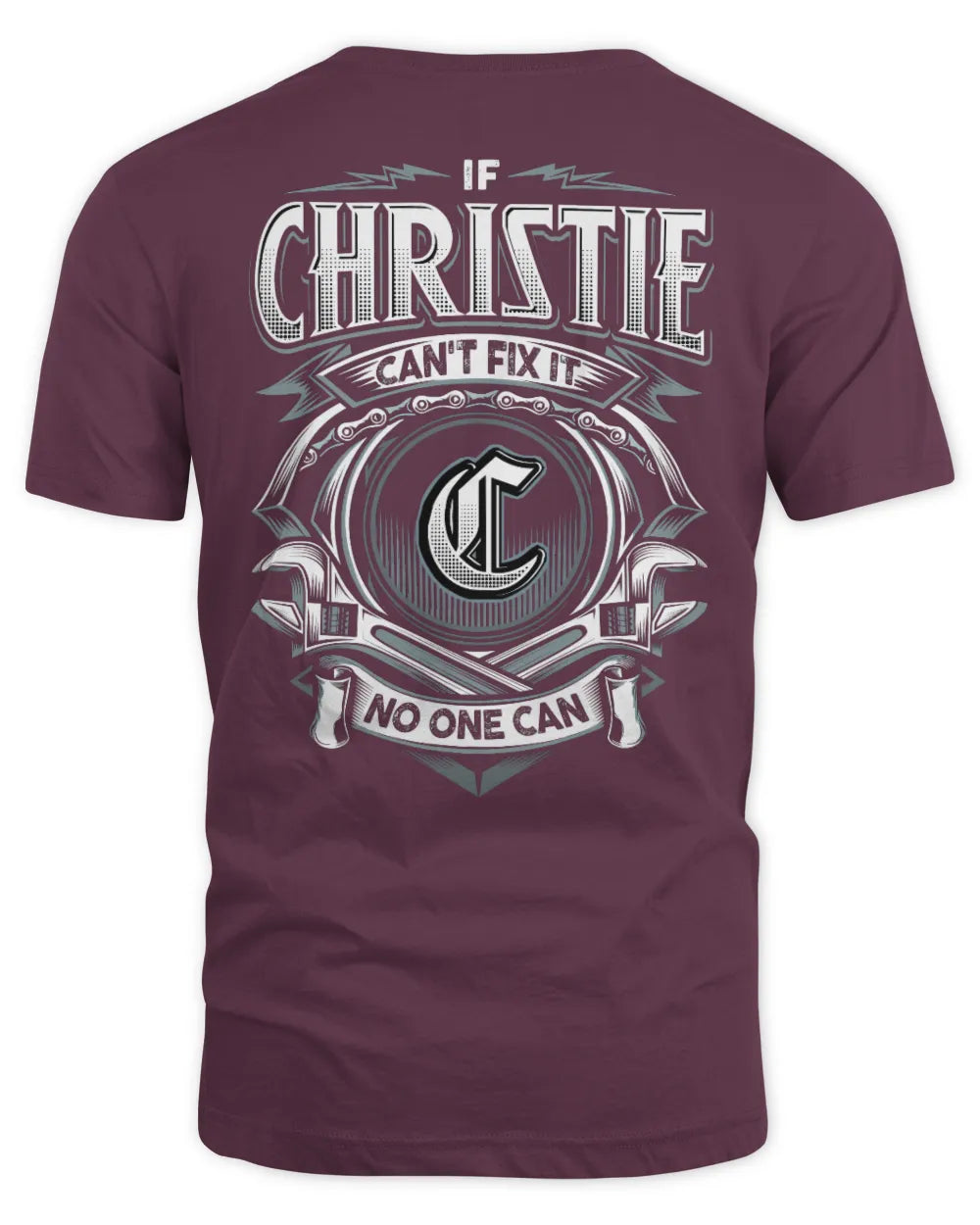 CHRISTIE AP81-K4-626 - Personalized Ahmed Quote Apparel “If Ahmed Can't Fix It, No One Can” - Unisex Standard T-Shirt - Maroon