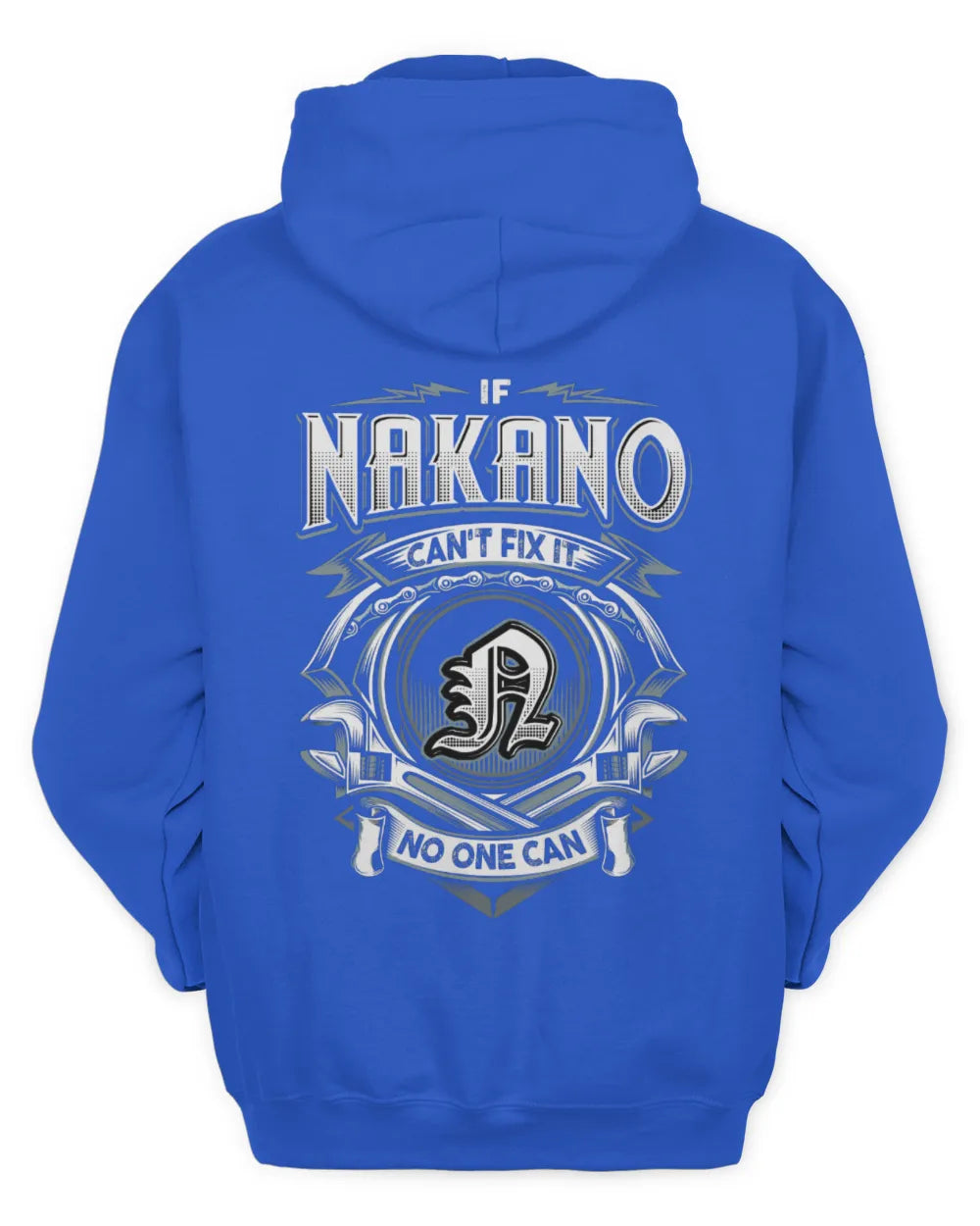 NAKANO AP81-K4-626 - Personalized Ahmed Quote Apparel “If Ahmed Can't Fix It, No One Can” - Unisex Hoodie - Royal