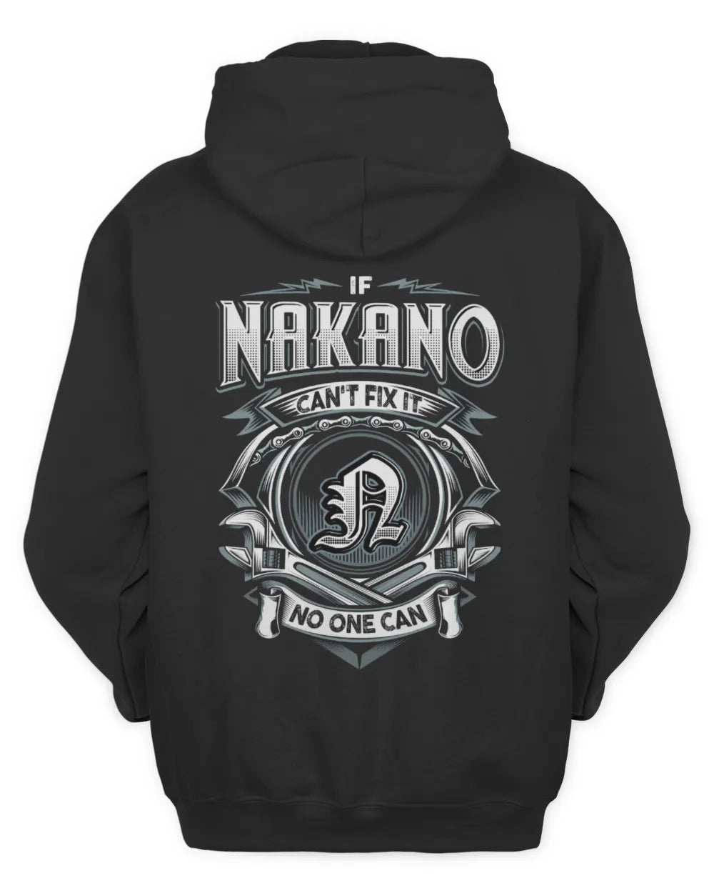 NAKANO AP81-K4-626 - Personalized Ahmed Quote Apparel “If Ahmed Can't Fix It, No One Can” - Unisex Hoodie - Black