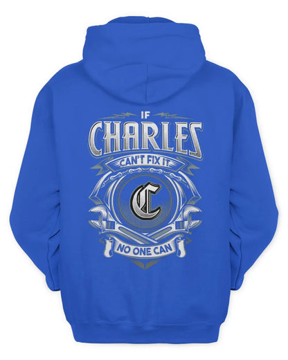 CHARLES AP81-K4-626 - Personalized Ahmed Quote Apparel “If Ahmed Can't Fix It, No One Can” - Unisex Hoodie - Royal