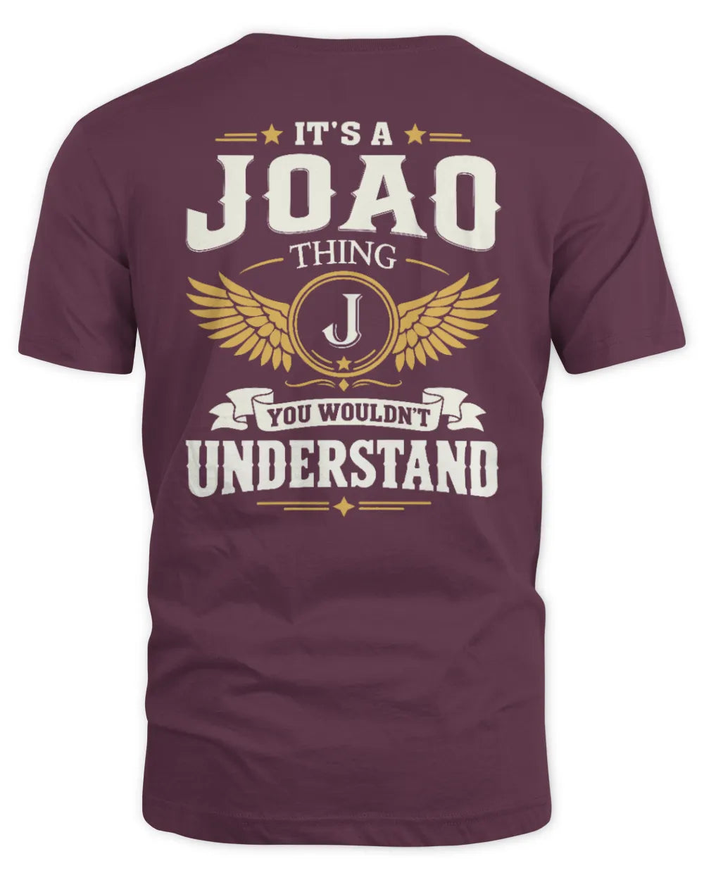 JOAO KT06-M008 It’s a [NAME] Thing – You Wouldn’t Understand | Personalized Vintage T-Shirt - Unisex Standard T-Shirt - Maroon