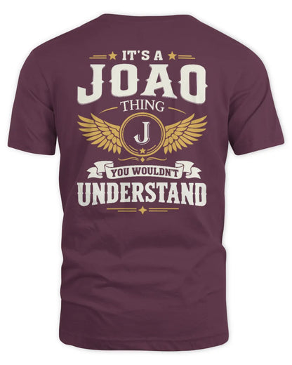 JOAO KT06-M008 It’s a [NAME] Thing – You Wouldn’t Understand | Personalized Vintage T-Shirt - Unisex Standard T-Shirt - Maroon