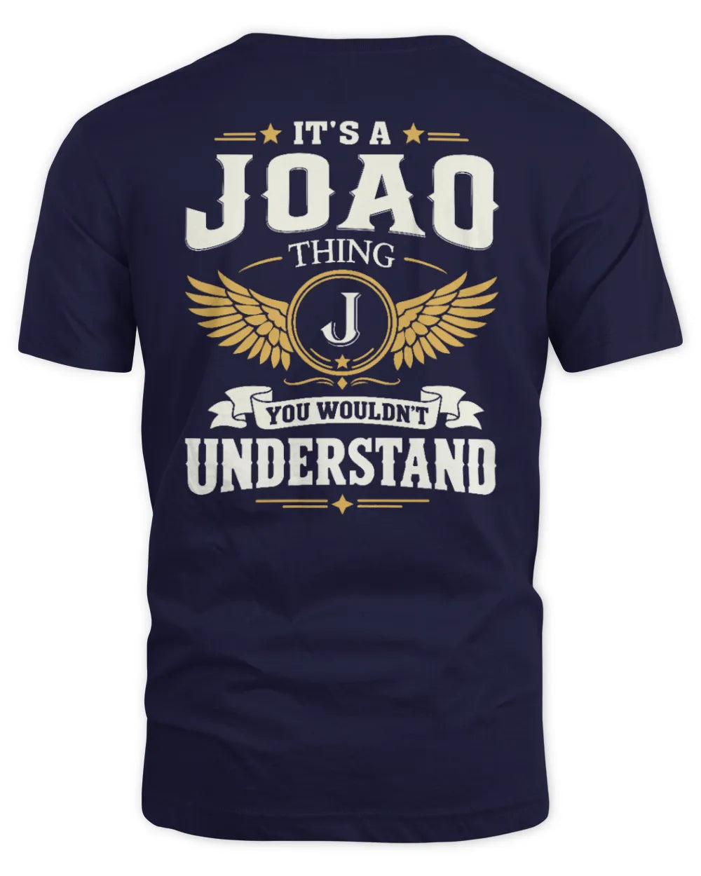 JOAO KT06-M008 It’s a [NAME] Thing – You Wouldn’t Understand | Personalized Vintage T-Shirt - Unisex Standard T-Shirt - Navy