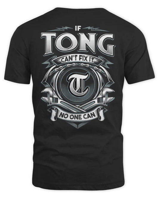 TONG AP81-K4-626 - Personalized Ahmed Quote Apparel “If Ahmed Can't Fix It, No One Can” - Unisex Standard T-Shirt - Black