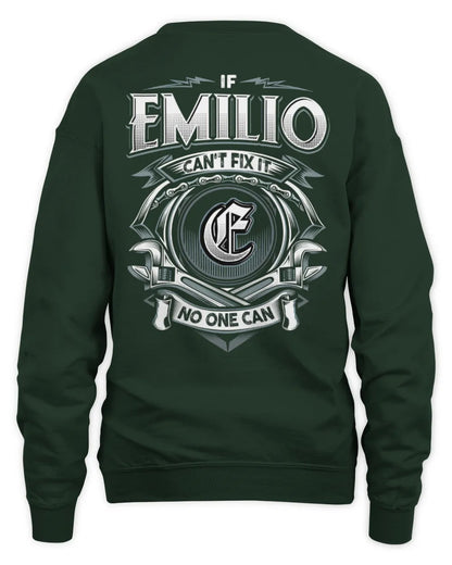 EMILIO AP81-K4-626 - Personalized Ahmed Quote Apparel “If Ahmed Can't Fix It, No One Can” - Unisex Sweatshirt - Forest Green