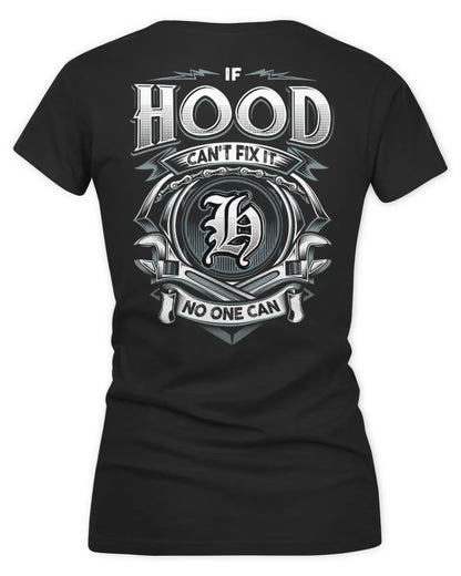 HOOD AP81-K4-626 - Personalized Ahmed Quote Apparel “If Ahmed Can't Fix It, No One Can” - Women's V-Neck T-Shirt - Black