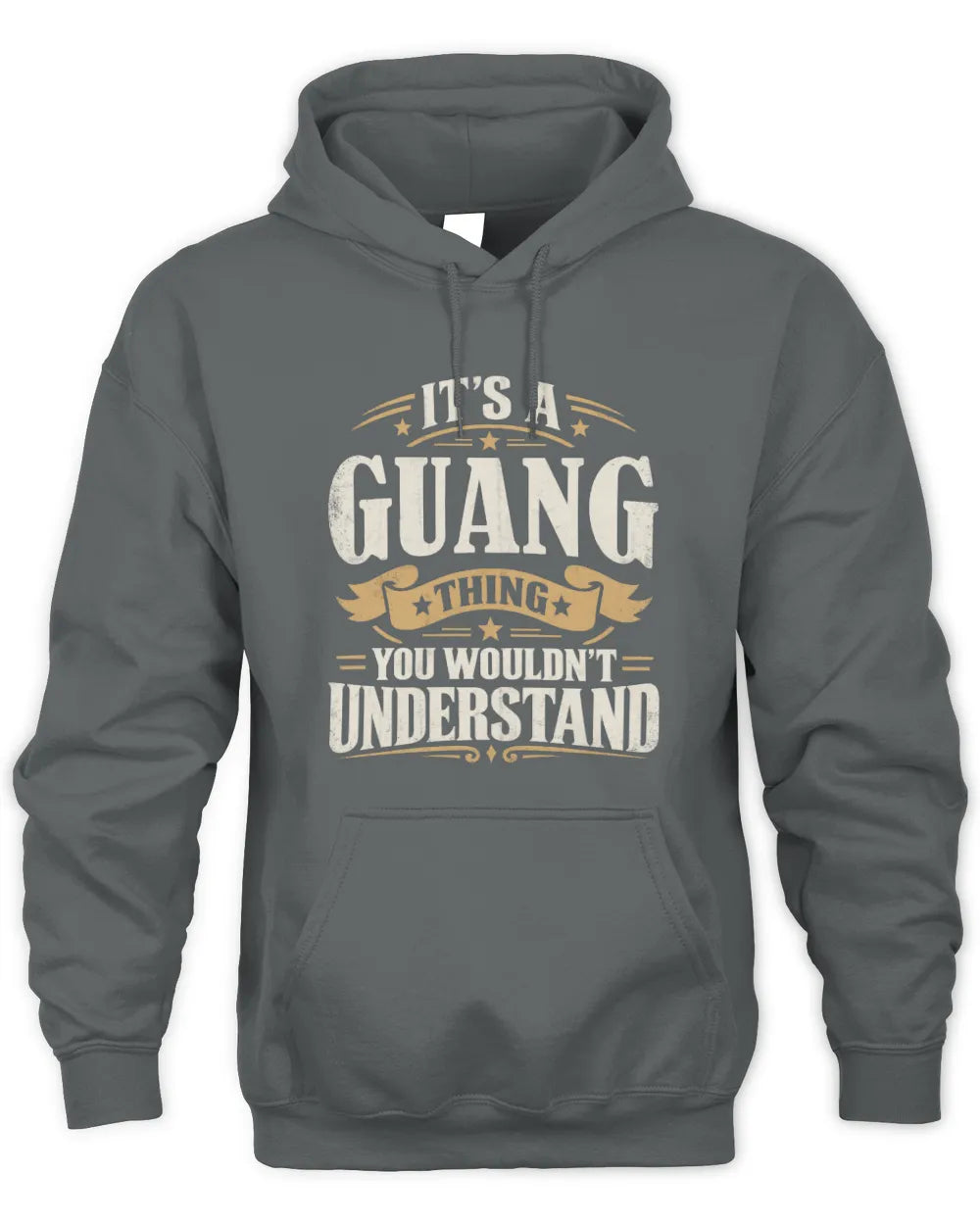 GUANG P08 TH51 - Personalized “It’s a/an [NAME] Thing – You Wouldn’t Understand” Shirt - Unisex Hoodie - Charcoal